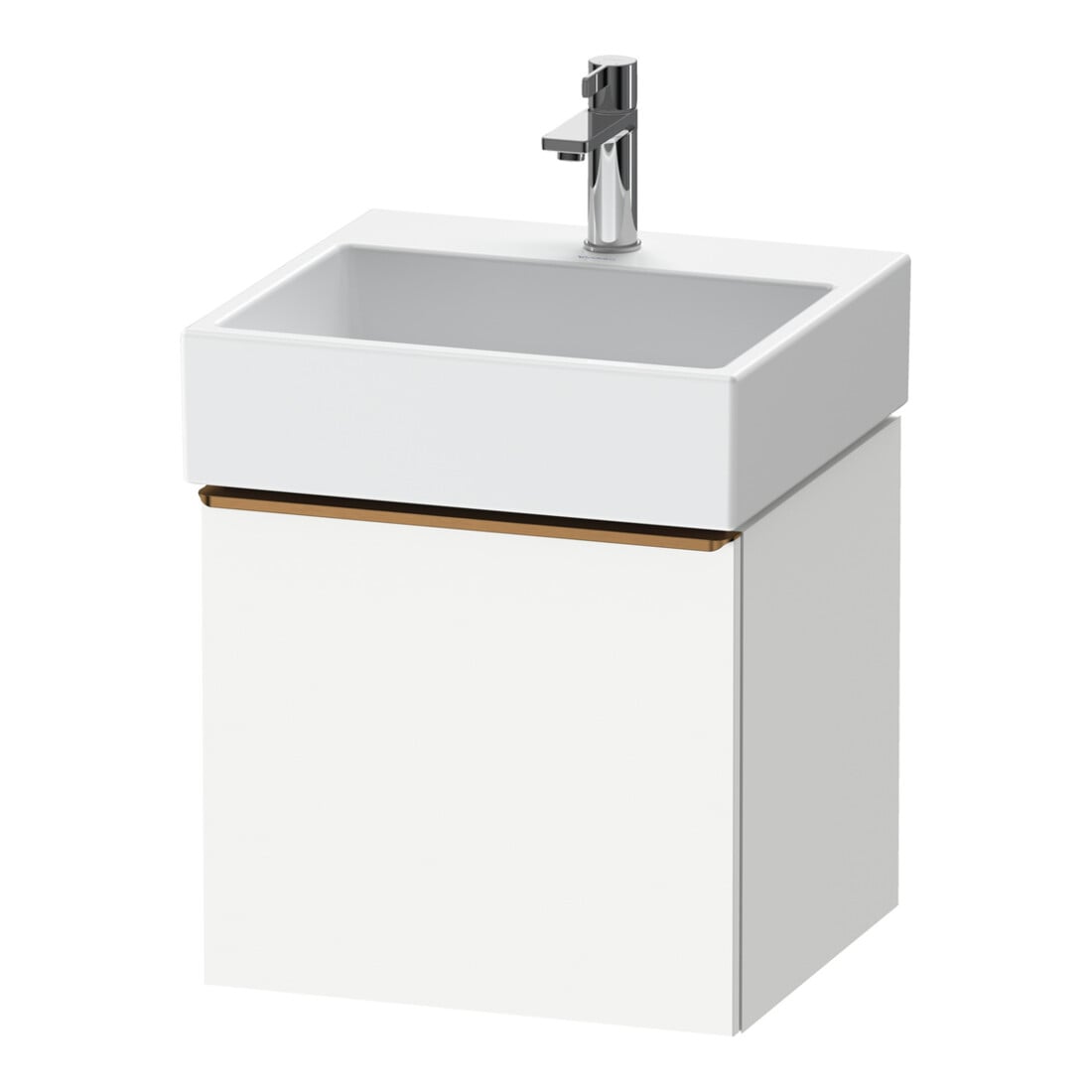 Duravit Waschtischunterschrank D-Neo 48,4x44,2cm, b geb/we ma, 1 Ausz., wandhängend