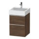 Duravit Waschtischunterschrank D-Neo 48,4x44,2cm, ch/nb d, 1 Schubk., 1 Ausz.-1