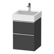Duravit Waschtischunterschrank D-Neo 48,4x44,2cm, chr/Gra m, 1 Kast, 1 Ausz.-1