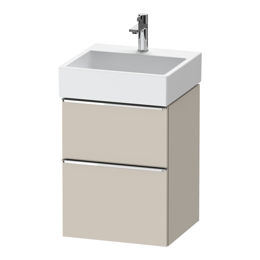 Duravit Waschtischunterschrank D-Neo 48,4x44,2cm, chr/Taup m, 1 Kast, 1 Ausz.