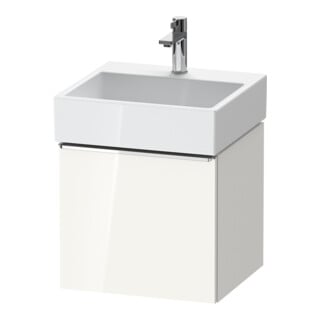 Duravit Waschtischunterschrank D-Neo 48,4x44,2cm, chr/we hgl, 1 Ausz., wandhängend