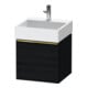Duravit Waschtischunterschrank D-Neo 48,4x44,2cm, g pol/Ei sw, 1 Ausz., wandhängend-1