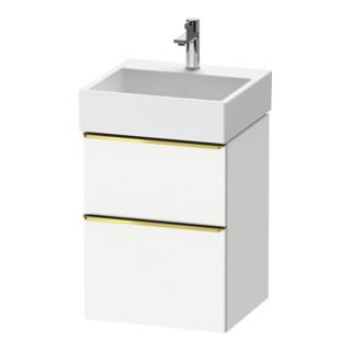 Duravit Waschtischunterschrank D-Neo 48,4x44,2cm, g pol/w m, 1 Kast, 1 Ausz.