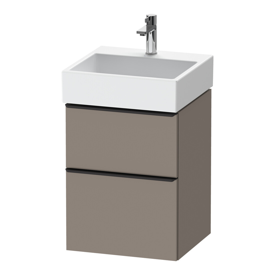 Duravit Waschtischunterschrank D-Neo 48,4x44,2cm, sw/Bas m, 1 Kast, 1 Ausz.