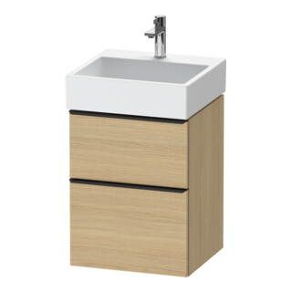 Duravit Waschtischunterschrank D-Neo 48,4x44,2cm, sw/Ei N, 1 Schubk., 1 Ausz.