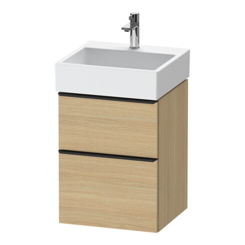 Duravit Waschtischunterschrank D-Neo 48,4x44,2cm, sw/Ei N, 1 Schubk., 1 Ausz.
