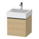 Duravit Waschtischunterschrank D-Neo 48,4x44,2cm, sw/Ei Nat, 1 Ausz., wandhängend-1