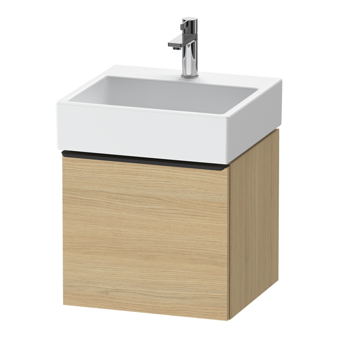 Duravit Waschtischunterschrank D-Neo 48,4x44,2cm, sw/Ei Nat, 1 Ausz., wandhängend