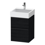 Duravit Waschtischunterschrank D-Neo 48,4x44,2cm, sw/Ei s, 1 Schubk., 1 Ausz.-1