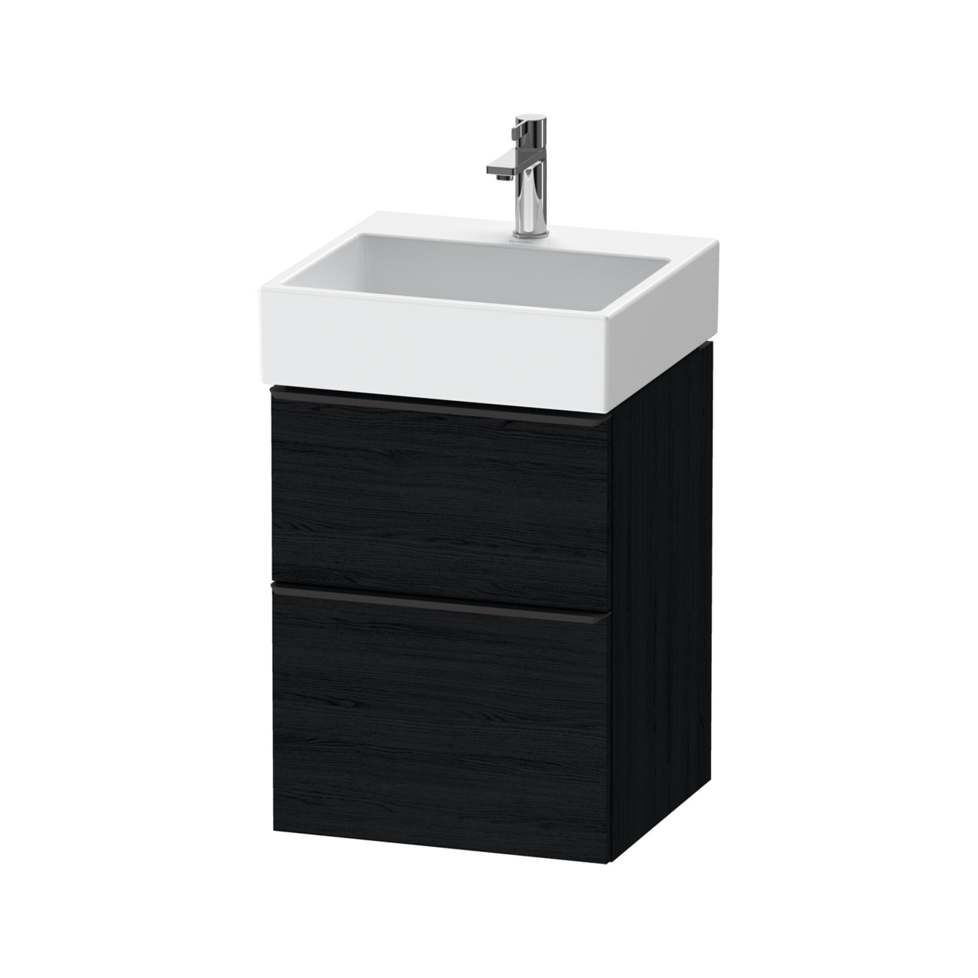 Duravit Waschtischunterschrank D-Neo 48,4x44,2cm, sw/Ei s, 1 Schubk., 1 Ausz.