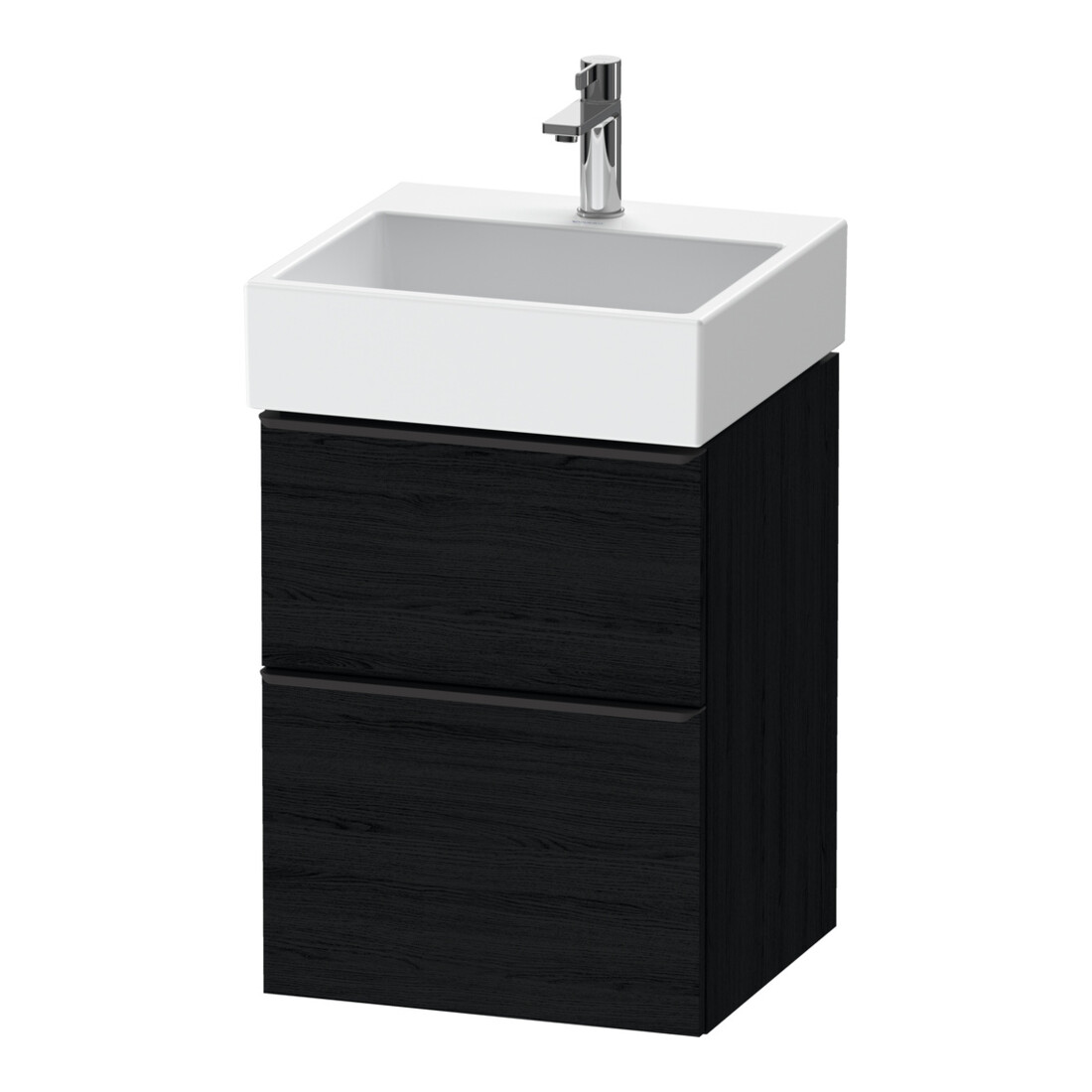 Duravit Waschtischunterschrank D-Neo 48,4x44,2cm, sw/Ei s, 1 Schubk., 1 Ausz.