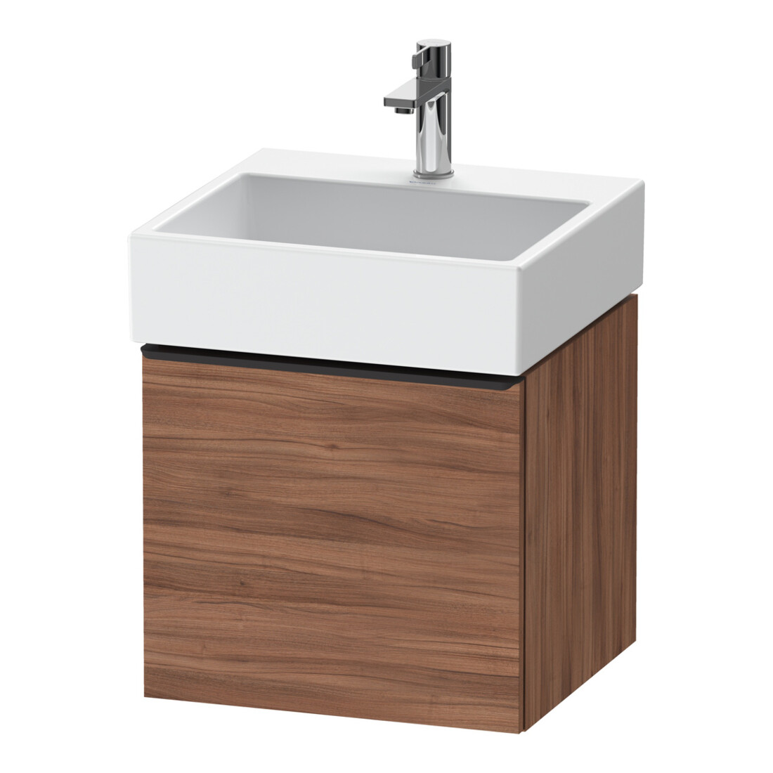 Duravit Waschtischunterschrank D-Neo 48,4x44,2cm, sw/Nuss Nat, 1 Ausz., wandhängend