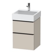 Duravit Waschtischunterschrank D-Neo 48,4x44,2cm, sw/Taup m, 1 Kast, 1 Ausz.