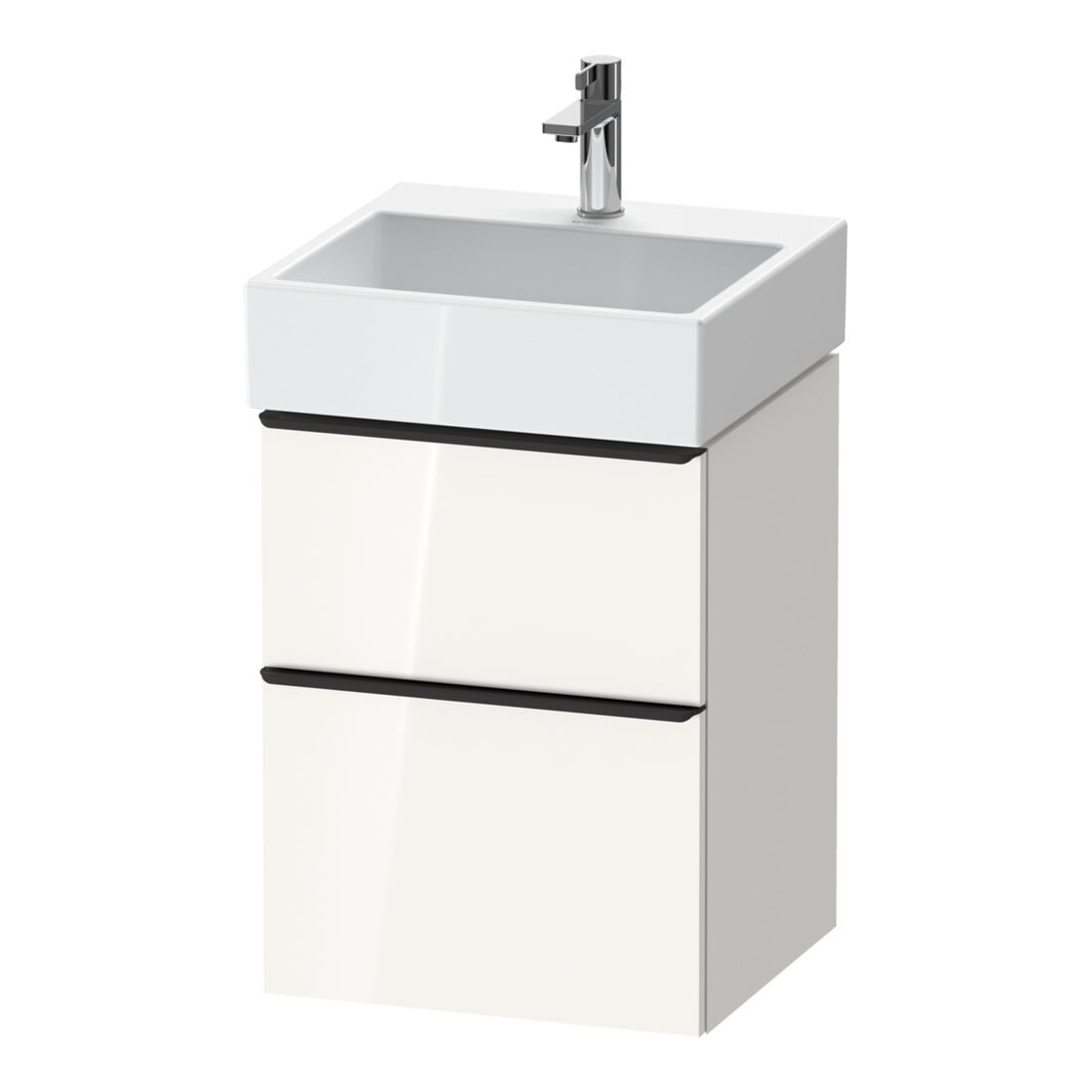 Duravit Waschtischunterschrank D-Neo 48,4x44,2cm, sw/w g, 1 Schubk., 1 Ausz.