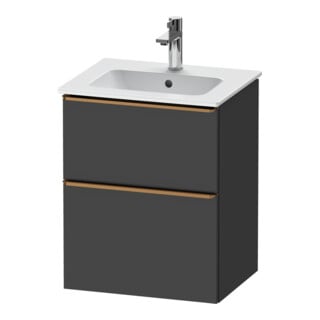 Duravit Waschtischunterschrank D-Neo 51x40,2cm, 1 Kast, 1 A, wd, b geb/Gra ma