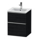Duravit Waschtischunterschrank D-Neo 51x40,2cm, 1 Kast, 1 A, wd, chr/Eiche sw-1