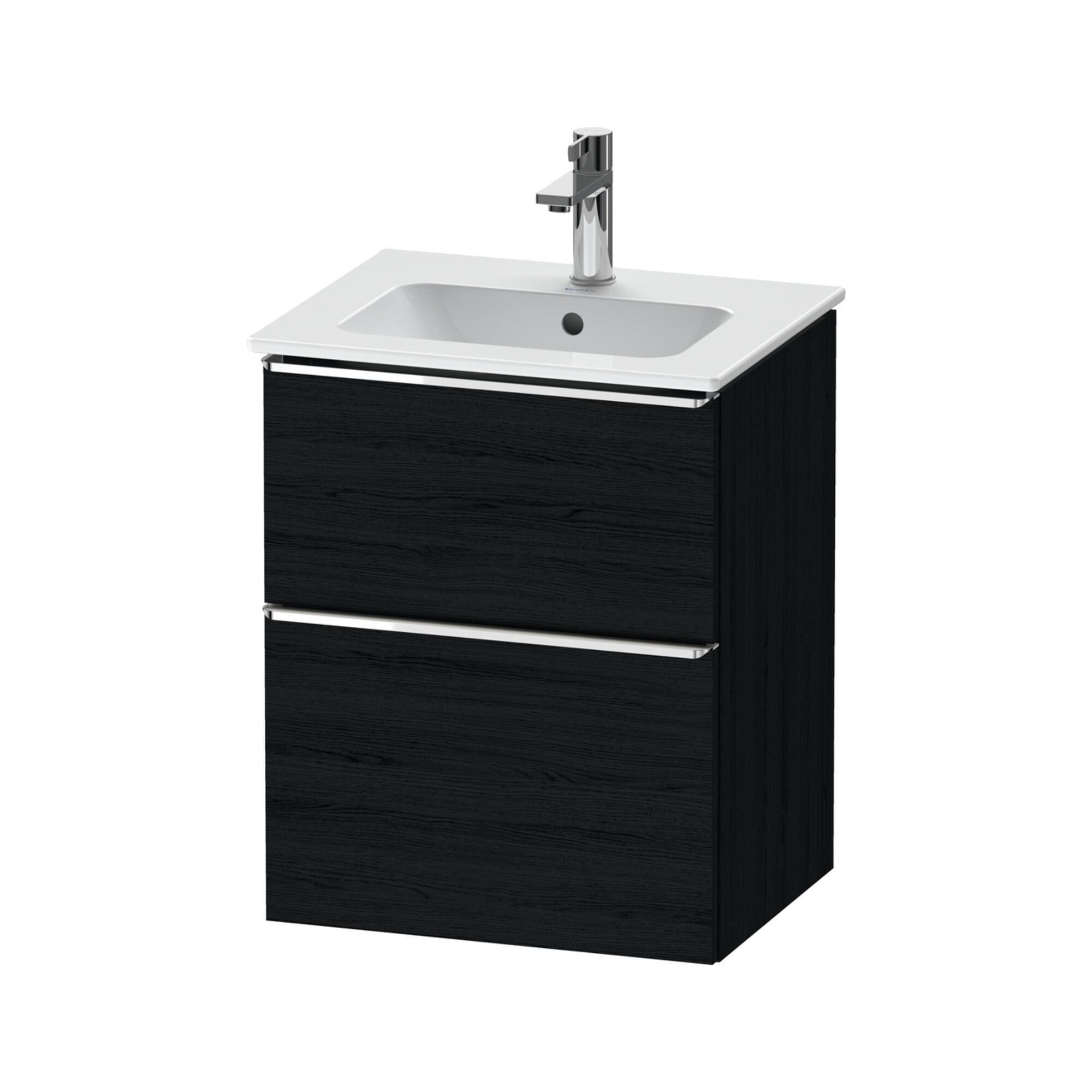 Duravit Waschtischunterschrank D-Neo 51x40,2cm, 1 Kast, 1 A, wd, chr/Eiche sw