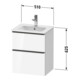Duravit Waschtischunterschrank D-Neo 51x40,2cm, 1 Kast, 1 A, wd, chr/Eiche sw