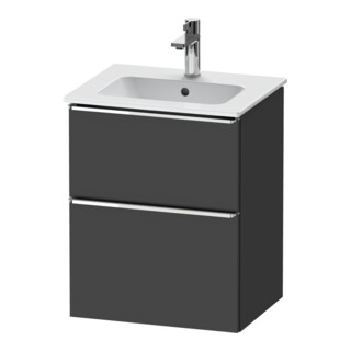 Duravit Waschtischunterschrank D-Neo 51x40,2cm, 1 Kast, 1 A, wd, chr/Grap ma