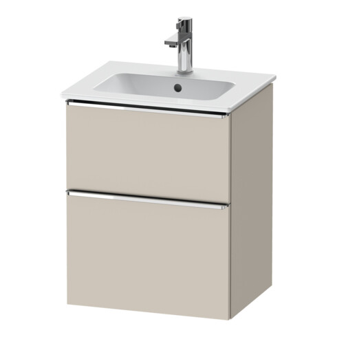Duravit Waschtischunterschrank D-Neo 51x40,2cm, 1 Kast, 1 A, wd, chr/Taup ma