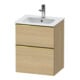 Duravit Waschtischunterschrank D-Neo 51x40,2cm, 1 Kast, 1 A, wd, g pol/Ei Nat-1