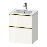 Duravit Waschtischunterschrank D-Neo 51x40,2cm, 1 Kast, 1 A, wd, g pol/w hgl