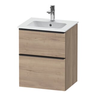 Duravit Waschtischunterschrank D-Neo 51x40,2cm, 1 Kast, 1 A, wd, sw/Ei marm.