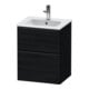 Duravit Waschtischunterschrank D-Neo 51x40,2cm, 1 Kast, 1 A, wd, sw/Ei sw-1