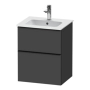 Duravit Waschtischunterschrank D-Neo 51x40,2cm, 1 Kast, 1 A, wd, sw/Grap ma