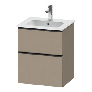 Duravit Waschtischunterschrank D-Neo 51x40,2cm, 1 Kast, 1 A, wd, sw/Leinen