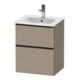 Duravit Waschtischunterschrank D-Neo 51x40,2cm, 1 Kast, 1 A, wd, sw/Leinen-1