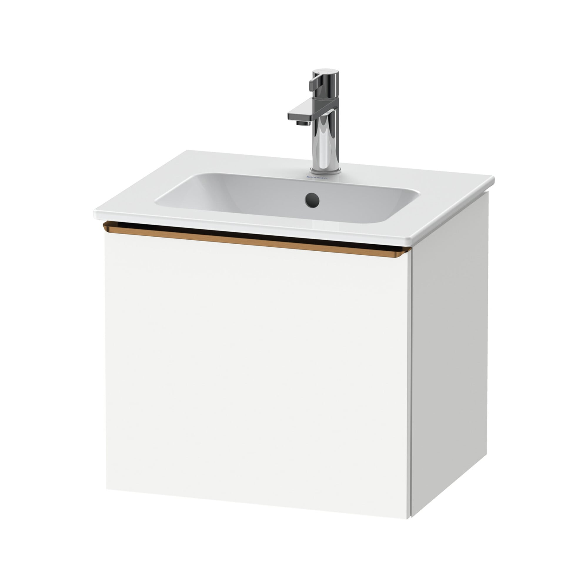 Duravit Waschtischunterschrank D-Neo 51x40,2x44cm, 1 A, wandhängend, bron geb/we ma