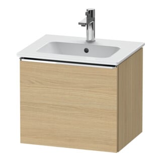 Duravit Waschtischunterschrank D-Neo 51x40,2x44cm, 1 A, wandhängend, chr/Eiche Nat