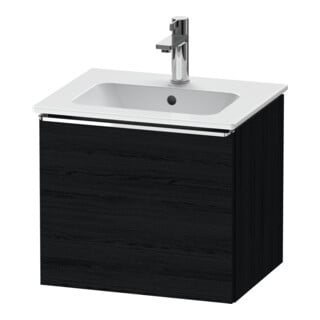 Duravit Waschtischunterschrank D-Neo 51x40,2x44cm, 1 A, wandhängend, chr/Eiche sw