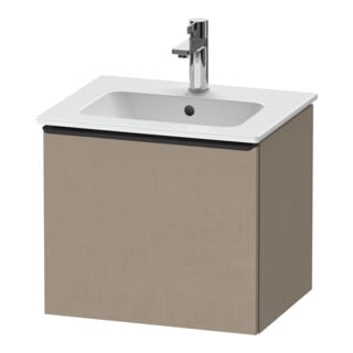 Duravit Waschtischunterschrank D-Neo 51x40,2x44cm, 1 A, wandhängend, schwarz/Leinen