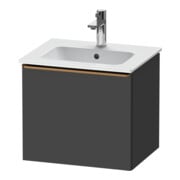Duravit Waschtischunterschrank D-Neo 51x40,2x44cm, 1 A, wd, b geb/Graphit ma