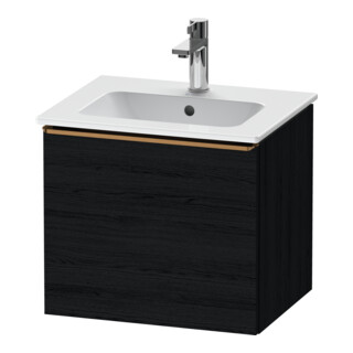 Duravit Waschtischunterschrank D-Neo 51x40,2x44cm, 1 A, wd, bron geb/Eiche sw