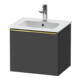 Duravit Waschtischunterschrank D-Neo 51x40,2x44cm, 1 A, wd, g pol/Graphit ma-1