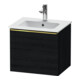 Duravit Waschtischunterschrank D-Neo 51x40,2x44cm, 1 A, wd, gol pol/Eiche sw-1