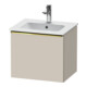 Duravit Waschtischunterschrank D-Neo 51x40,2x44cm, 1 A, wd, gol pol/Taupe ma-1