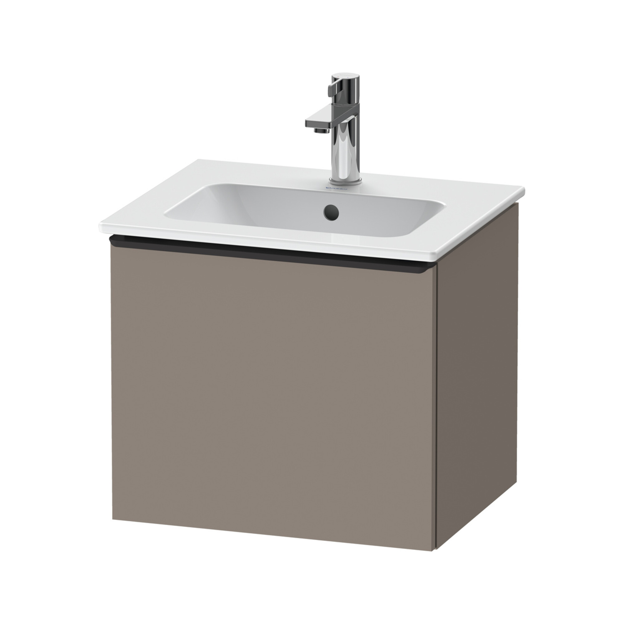 Duravit Waschtischunterschrank D-Neo 51x40,2x44cm, 1 A, wd, schwarz/Basalt ma
