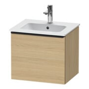 Duravit Waschtischunterschrank D-Neo 51x40,2x44cm, 1 A, wd, schwarz/Eiche Nat