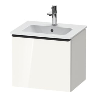 Duravit Waschtischunterschrank D-Neo 51x40,2x44cm, 1 A, wd, schwarz/weiß hgl