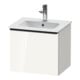 Duravit Waschtischunterschrank D-Neo 51x40,2x44cm, 1 A, wd, schwarz/weiß hgl-1