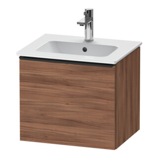 Duravit Waschtischunterschrank D-Neo 51x40,2x44cm, 1 A, wd, sw/Nuss Nat