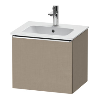 Duravit Waschtischunterschrank D-Neo 51x40,2x44cm, 1 Ausz., wandhängend, chr/Leinen