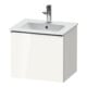 Duravit Waschtischunterschrank D-Neo 51x40,2x44cm, 1 Ausz., wandhängend, chr/we hgl-1