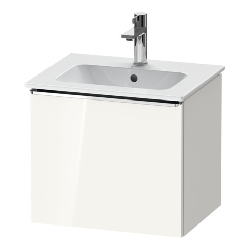 Duravit Waschtischunterschrank D-Neo 51x40,2x44cm, 1 Ausz., wandhängend, chr/we hgl
