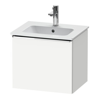 Duravit Waschtischunterschrank D-Neo 51x40,2x44cm, 1 Ausz., wandhängend, chr/we ma