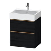 Duravit Waschtischunterschrank D-Neo 58,4x44,2cm, b geb/Ei s, 1 Kast, 1 Ausz.